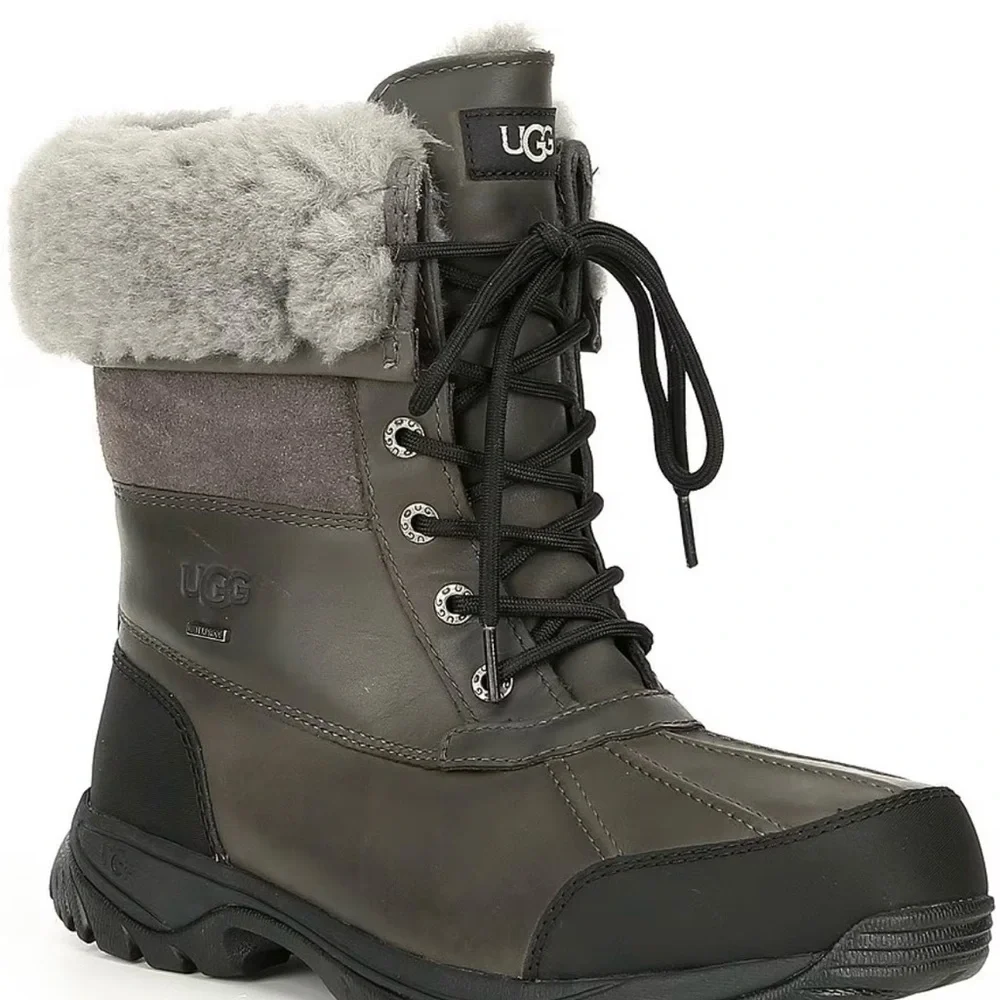 UGG Butte Waterproof Leather Cold Weather Boot size 9 NWOT